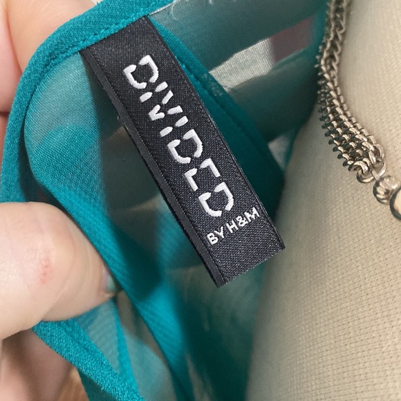 Green a-line H&M dress - Picture 3 of 7